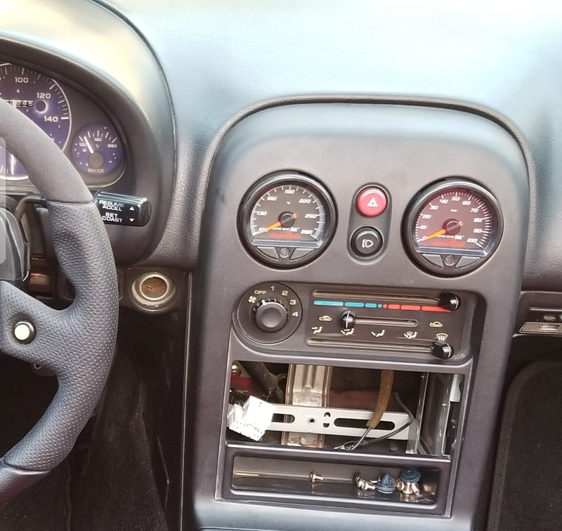 Ugly hole shall be filled—and at least for now—the pocket will be retained. And I totally forgot that this car does in fact have cruises control. I should really hook that back up at some point...